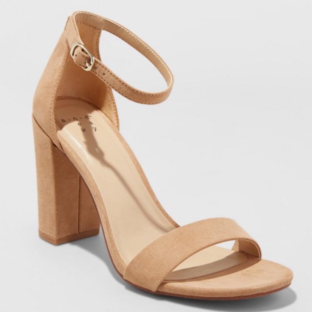 Target Nude Block Heels